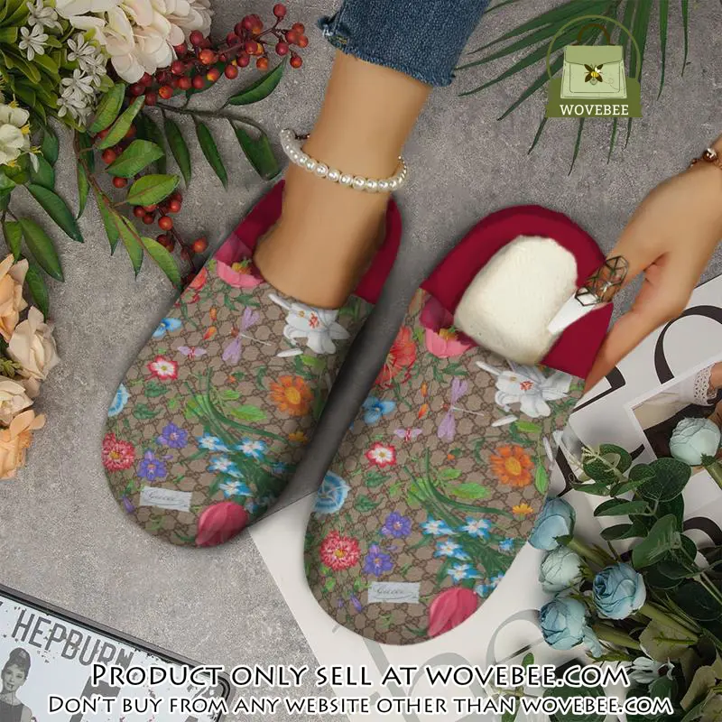 Gucci fleece slippers luxury inhouse slippers ihs1004 wvb0835862